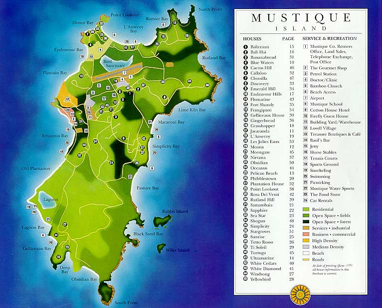 [Map of Mustique: Villas & More (86K)