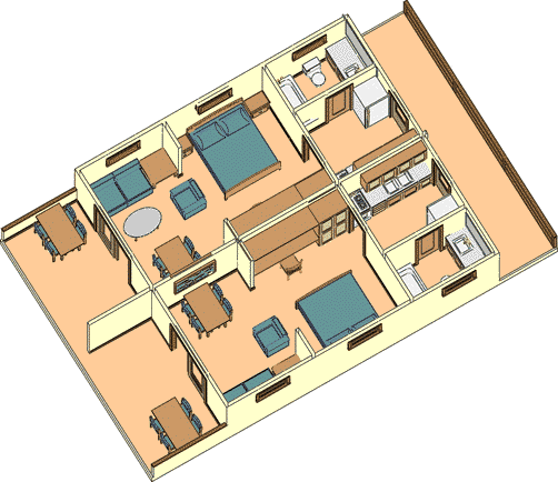 [IMG: floorplan mini-suite]